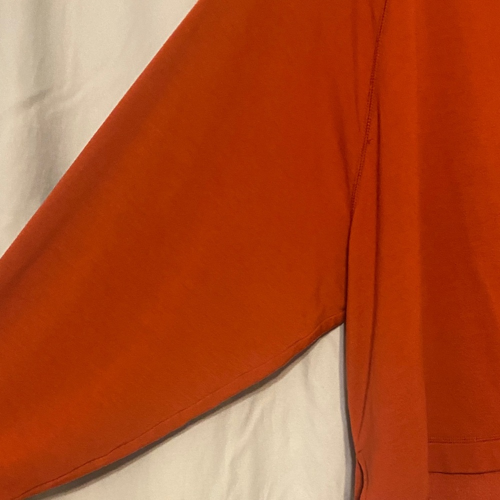 Old Navy Cowl Neck Long Sleeve Sweater in Rust Orange Crop Length Size 2XL - Picture 6 of 7